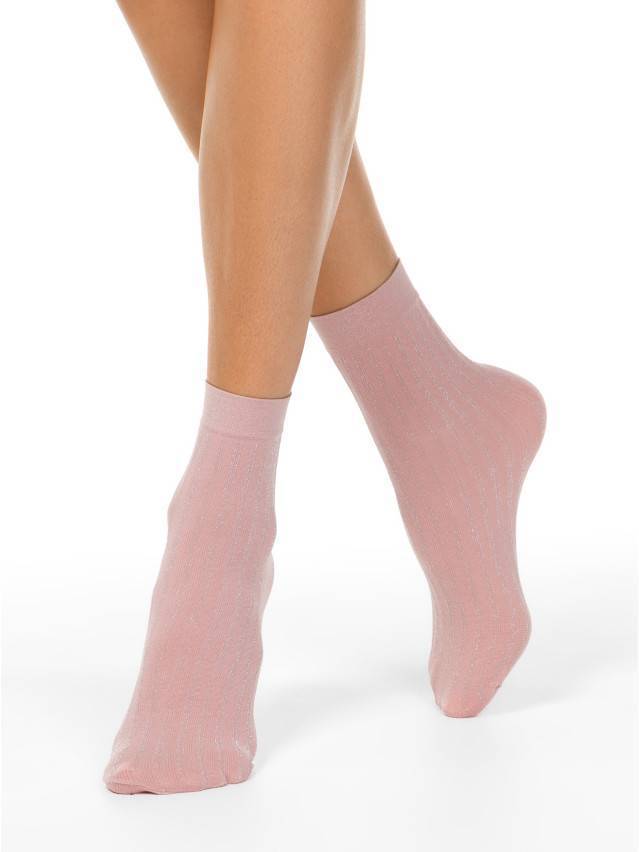Щільні еластичні жіночі шкарпетки з малюнком 