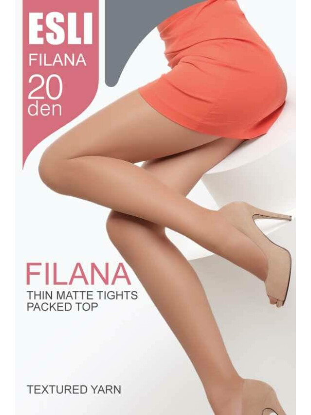 Колготки жіночі ESLI FILANA 20, р.2, nero - 1