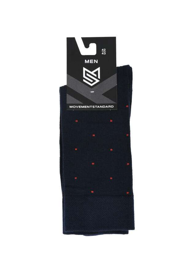 Шкарпетки чоловічі MS M0201S, р.40-41, 12 т.синій - 2