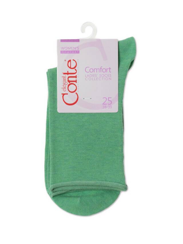 Шкарпетки жіночі бавовняні CE COMFORT (без гумки) 19С-101СП, р.36-37, 000 світло-зелений - 3