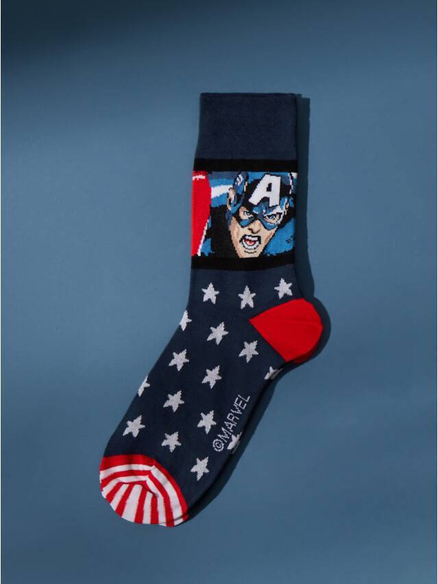 Яскраві і оригінальні шкарпетки-остання тенденція в світі чоловічої моди. Якщо ви фанат коміксів «MARVEL», вам точно сподобаються - 1