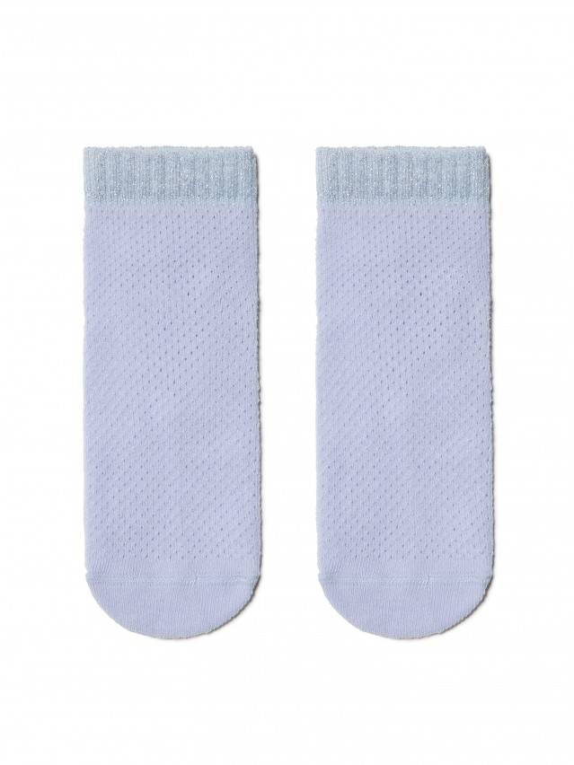 Шкарпетки жіночі бавовняні AJOUR (короткі, люрекс) 15С-81СП, р. 23, 077 блідо-фіолетовий - 2