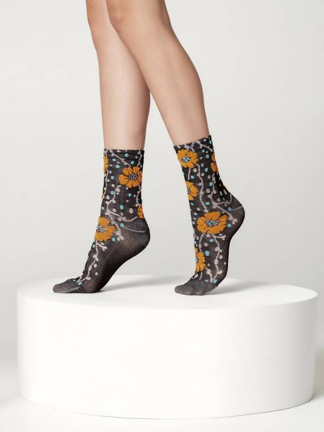 Шкарпетки женские вискозные CE FANTASY 19С-218СП, р.36-39, 188 серый - 1