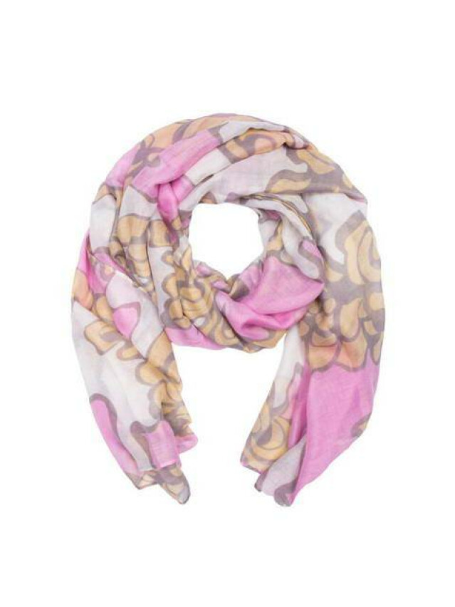 ESLI Шарф жіночий ES068, р.180, 0х90, 0, молочно-рожевий - 1