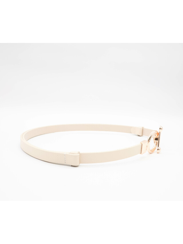 Ремінь жіночий KR 05.15.63.22, 107 молочний - 2