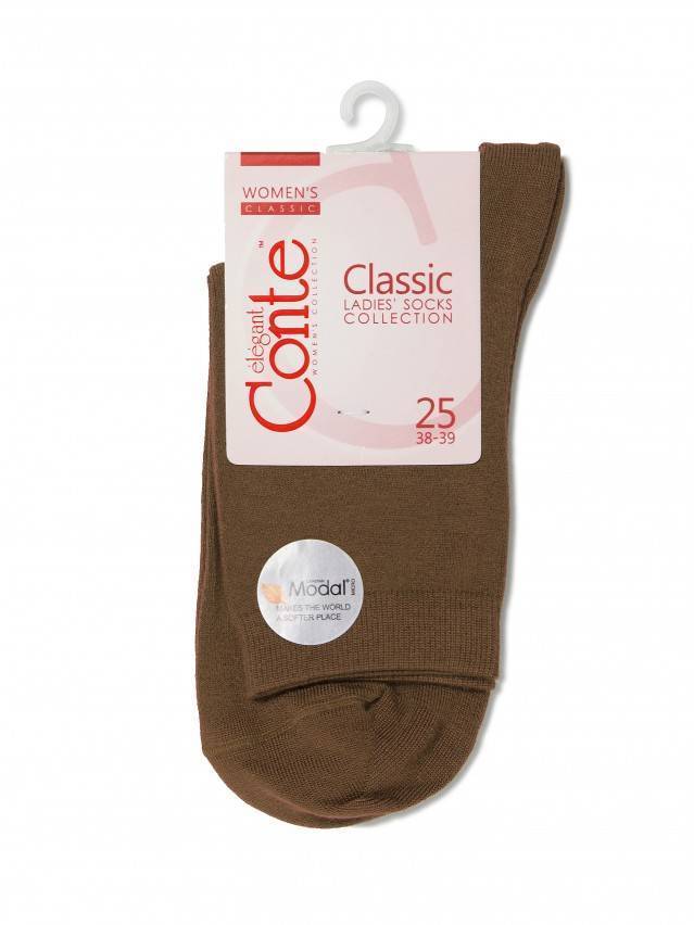 Шкарпетки жіночі віскозні CLASSIC (мікромодал) 13С-64СП, р. 23, 000 шоколадний - 3