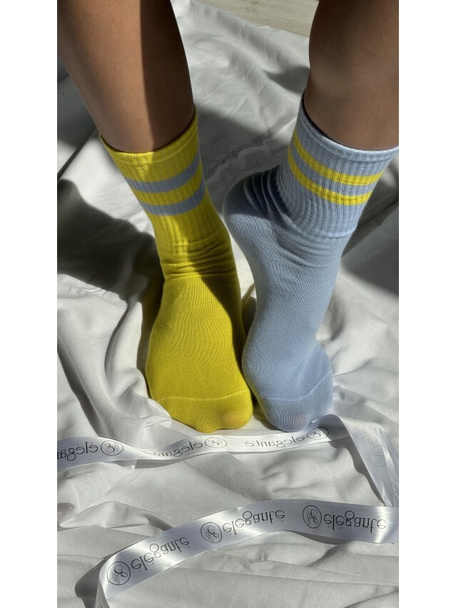 Шкарпетки M0301/2S Fancy (2 пари),р.42-45, 00 жовто-блакитний - 2