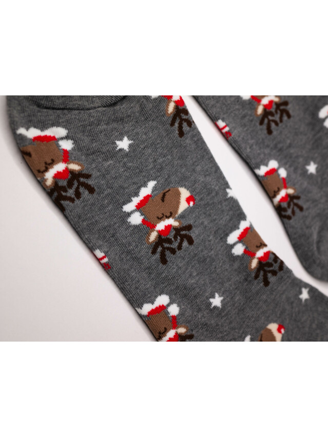 Шкарпетки жіночі 136 35-37 004 сірий-меланж - 4