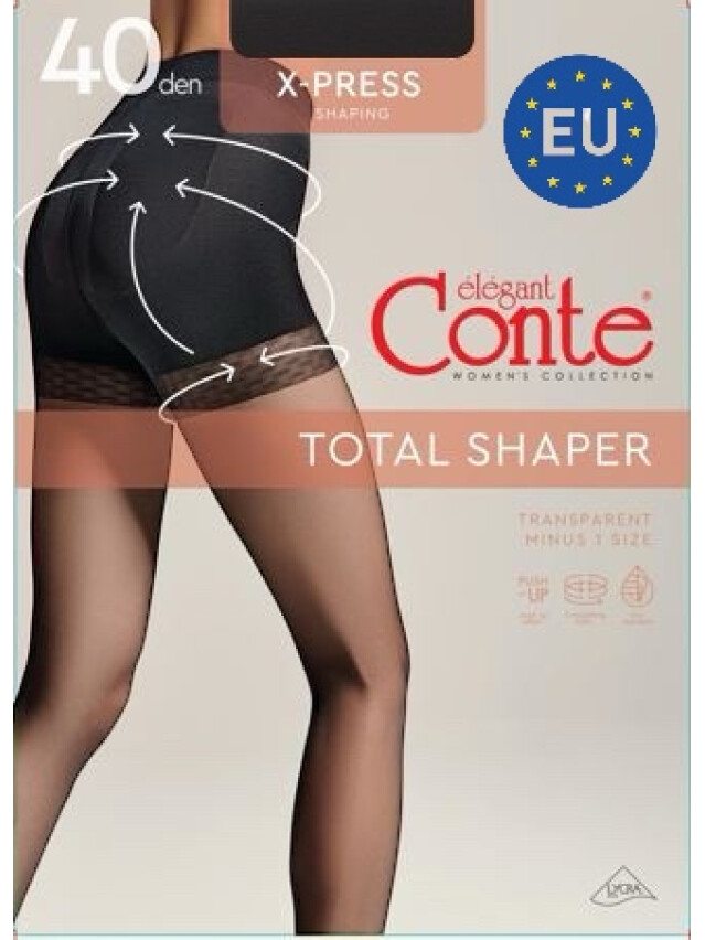 Колготки жін. CE X-PRESS 40 (EU),р.2, Grafit - 1