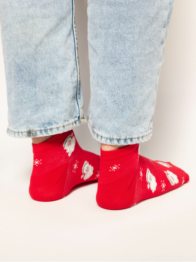 Шкарпетки жіночі 136 35-37 001 червоний - 2