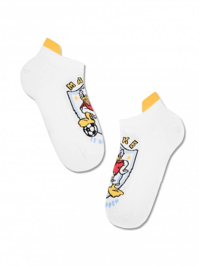 Ультракороткі дитячі шкарпетки з бавовни, з подвійною анатомічною резинкою з «язичком», з різноманітними малюнками - ліцензійними - 2