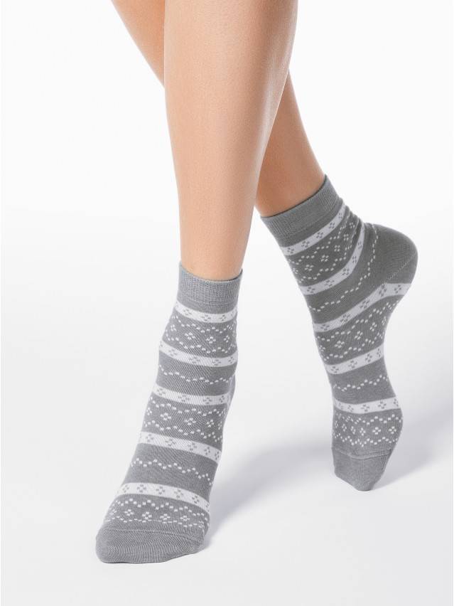 Шкарпетки жіночі бавовняні CLASSIC 15С-15СП, р. 23, 062 сірий - 1