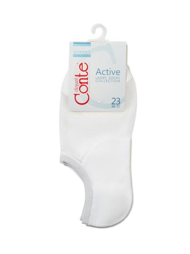 Шкарпетки жіночі бавовняні ACTIVE (ультракороткі) 18С-4СП, р.36-37, 000 білий - 3