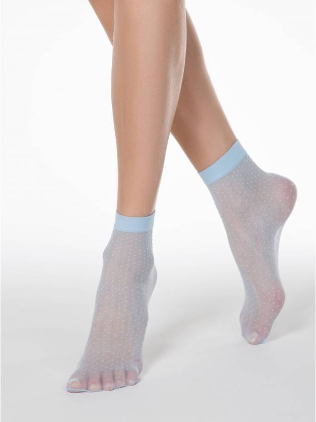 Тонкі фантазійні жіночі шкарпетки з малюнком - 
