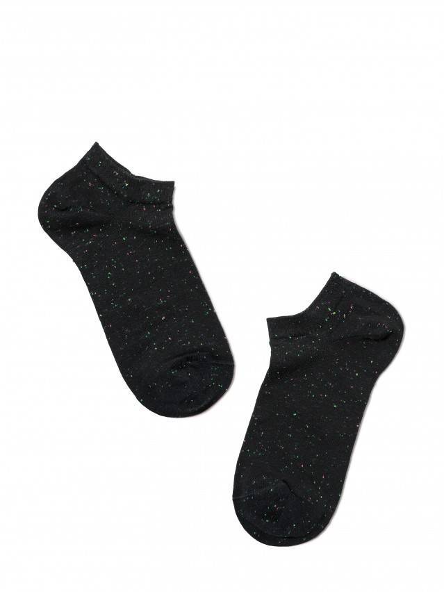 Шкарпетки жіночі бавовняні ACTIVE (ультракороткі, pixels) 16С-62СП, р. 23, 085 чорний - 2