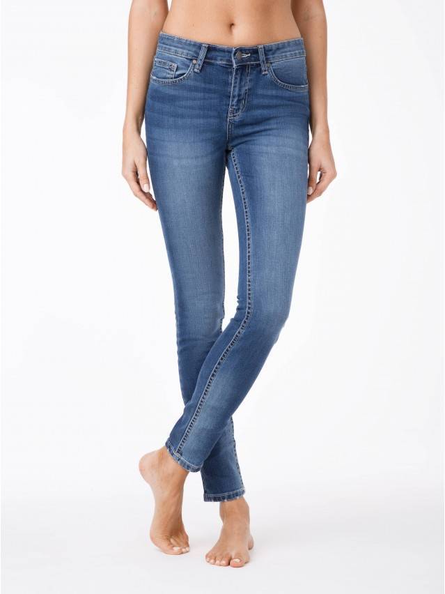 Штани джинсові жіночі 756/4909M, р.170-102, синій - 1