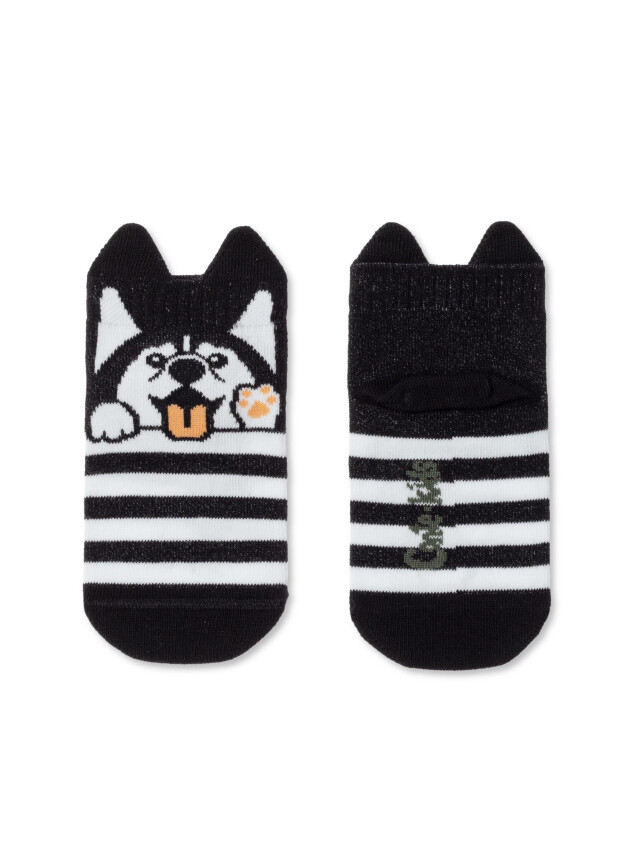Шкарпетки дитячі CK TIP-TOP 17С-59СП, р.12, 554 чорний-білий - 1
