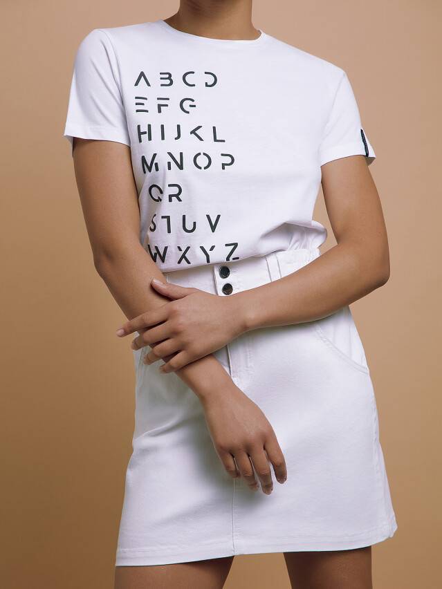 Жіноча футболка CE LD 1660, р.170-92, white - 1