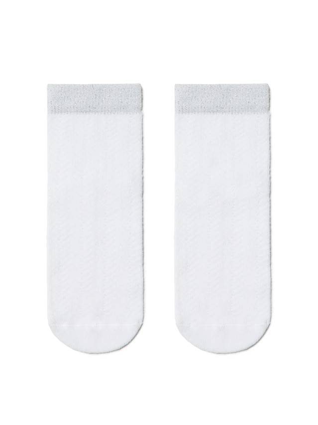 Шкарпетки жіночі бавовняні AJOUR (люрекс) 15С-82СП, р.36-37, 076 білий - 2