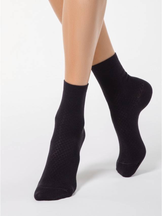 Шкарпетки жіночі бавовняні CLASSIC 15С-15СП, р. 23, 061 чорний - 1