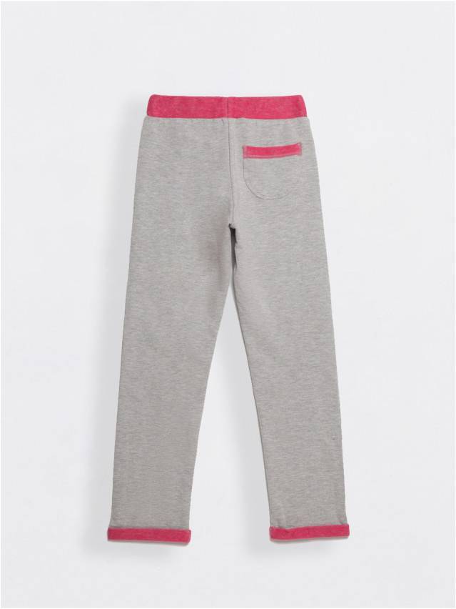 Штани для дівчаток JOGGY, р.110, 116-56, grey-pink - 2