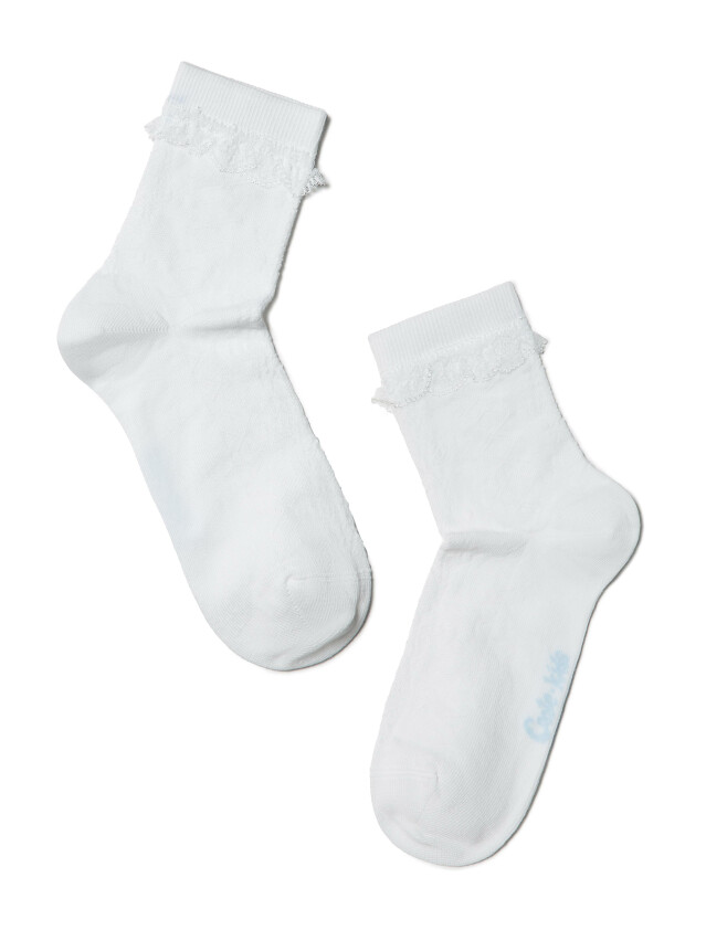 Шкарпетки дитячі TIP-TOP (з мереживною стрічкою),р. 18, 078 білий - 2