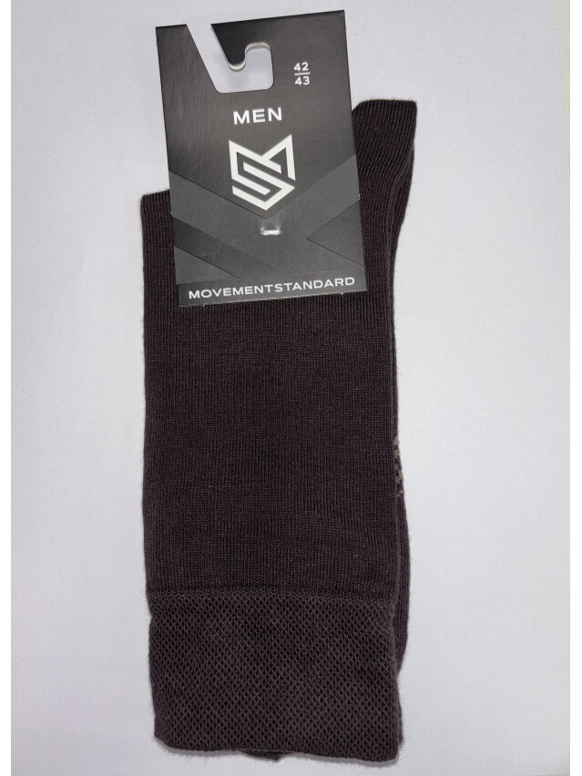 Шкарпетки чол. M0201S, р.40-41, 00 коричневий - 3