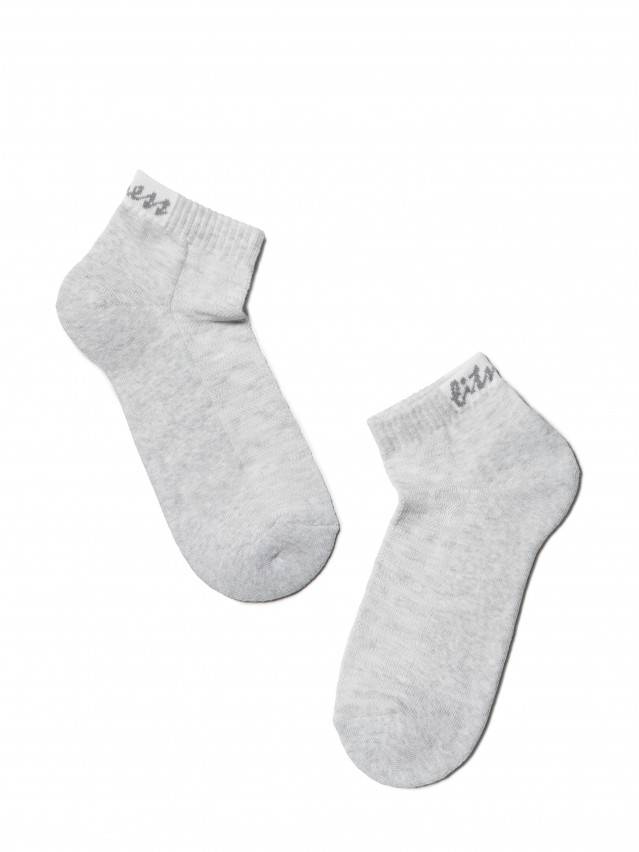 Шкарпетки жіночі бавовняні ACTIVE (короткі, махр. стопа) 16С-92СП, р. 23, 091 світло-сірий - 2
