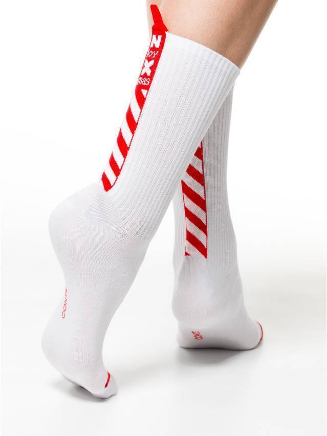 Шкарпетки жіночі бавовняні CE NEW YEAR 21С-33СП, р.36-39, 280 білий - 3