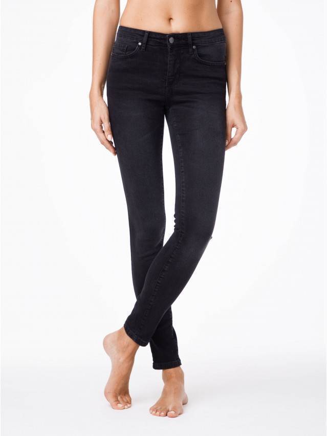 Штани джинсові жіночі 2992/4937, р.170-94, темно-сірий - 1