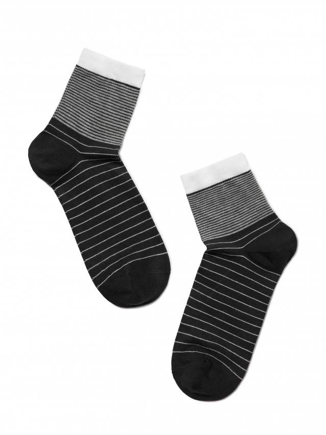 Шкарпетки жіночі бавовняні CLASSIC, р. 23, 058 чорний - 2