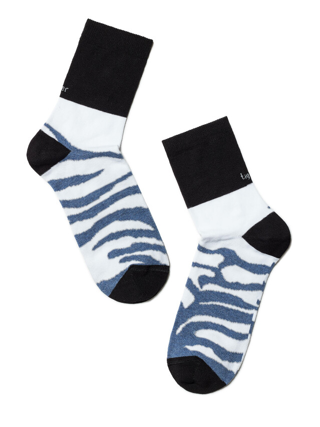 Шкарпетки жіночі бавовняні ESLI CLASSIC 15С-20СПЕ, р.23, 114 джинс - 2