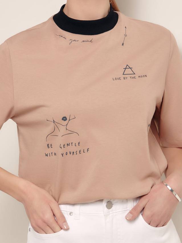 Футболка жіноча CE LD 1408, р.170-96, beige - 2