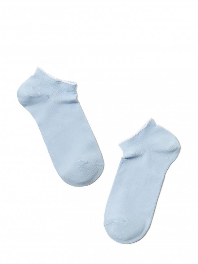 Шкарпетки жіночі бавовняні ACTIVE (короткі, з пікотом),р. 23, 041 блакитний - 2