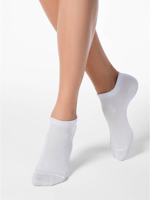 Шкарпетки жіночі віскозні ACTIVE (короткі, люрекс) 17С-57СП, р.36-37, 000 світло-сірий - 1