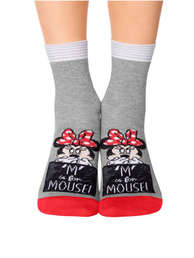 Комфортні бавовняні шкарпетки із зображеннями веселого Міккі і чарівною Мінні Маус. В барвистих шкарпетках Conte-kids атмосфера - 3