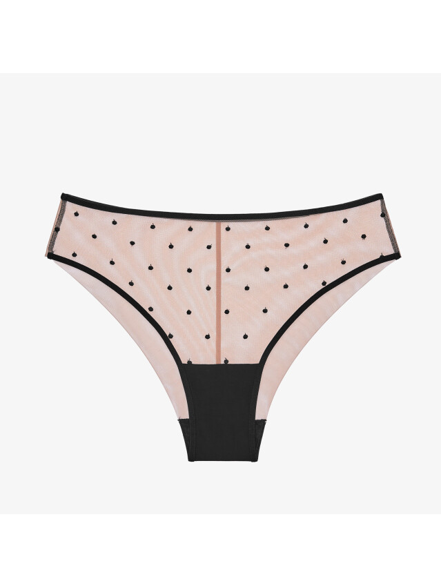 Труси жіночі Ajour МОКАЧИНО Т87 36, Бежевий/чорний - 3