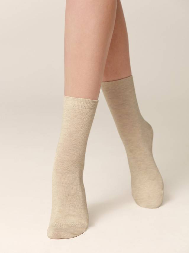 Шкарпетки жіночі бавовняні CE CLASSIC (bio) 21С-107СП, р.36-37, 000 бежевий - 1