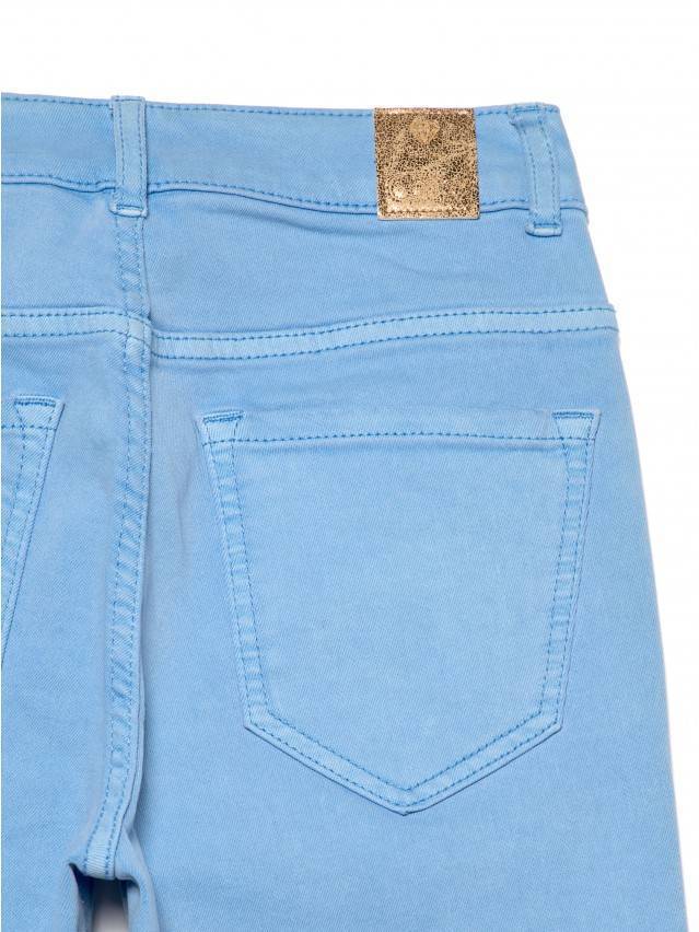 Моделюючі кольорові джинси завуженого крою з ефектом варіння CON - 237 - 8