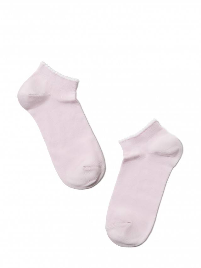 Шкарпетки жіночі бавовняні ACTIVE (короткі, з пікотом),р. 23, 041 світло-рожевий - 2
