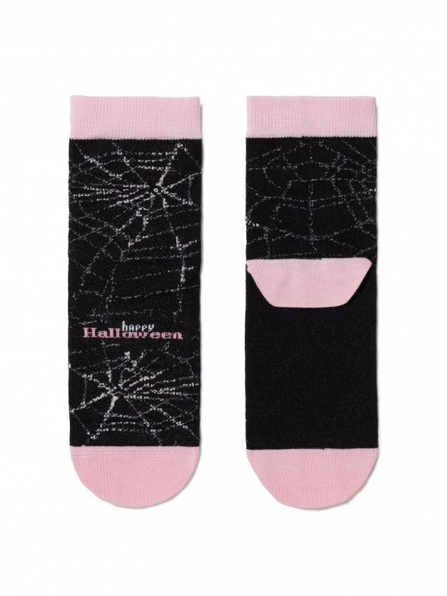Шкарпетки жіночі бавовняні CLASSIC 17С-46СП, р.36-37, 285 чорний-світло-рожевий - 2