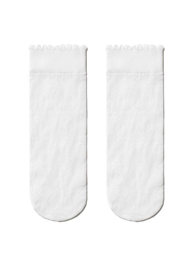 Шкарпетки для дівчаток, нарядні FIORI, р. 18-20, bianco - 1