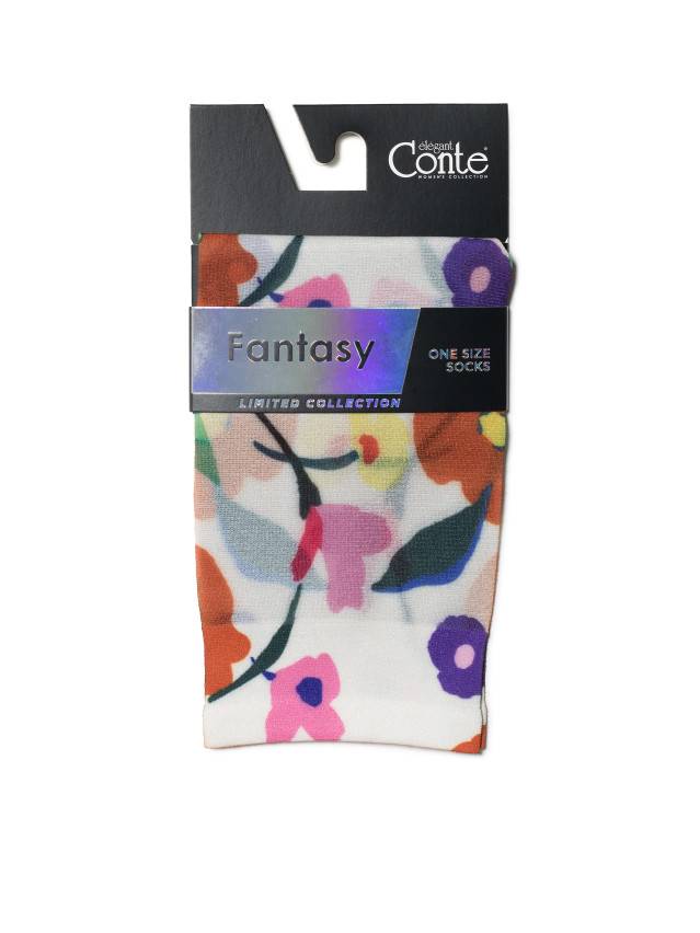 Жіночі еластичні фантазійні шкарпетки з різними малюнками, виконаними у вигляді друку (принт) - 3