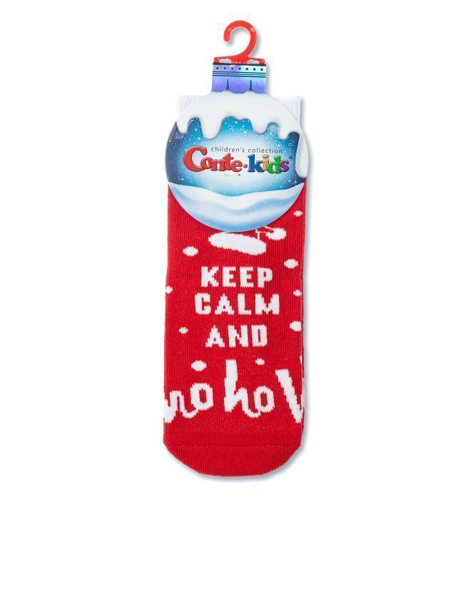 Дитячі шкарпетки з бавовни, с махровою стопою, з малюнками, с новогодньою тематикою. Для дівчаток і хлопчиків - 2