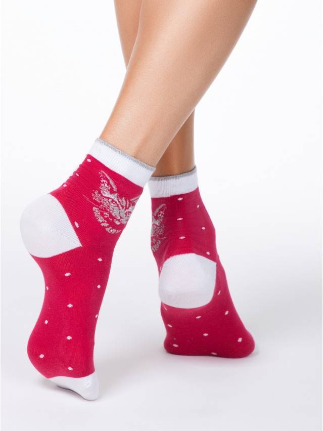 Шкарпетки жіночі бавовняні CLASSIC 17С-46СП, р.36-37, 119 бордо - 2