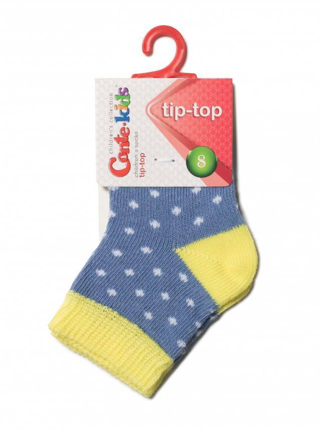 Шкарпетки дитячі TIP-TOP, р. 10, 214 джинс-жовтий - 2
