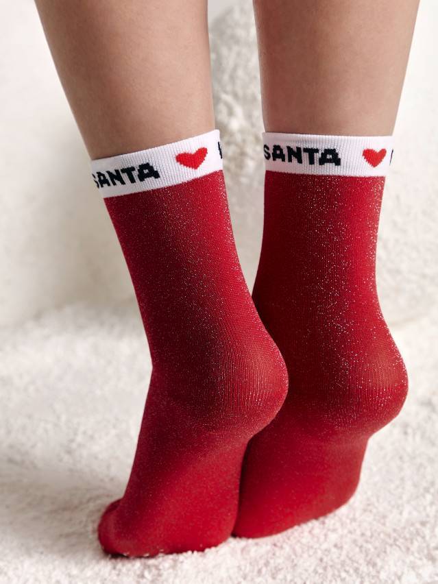Шкарпетки жіночі віскозні CE NEW YEAR 21С-83СП, р.36-39, 284 червоний - 2