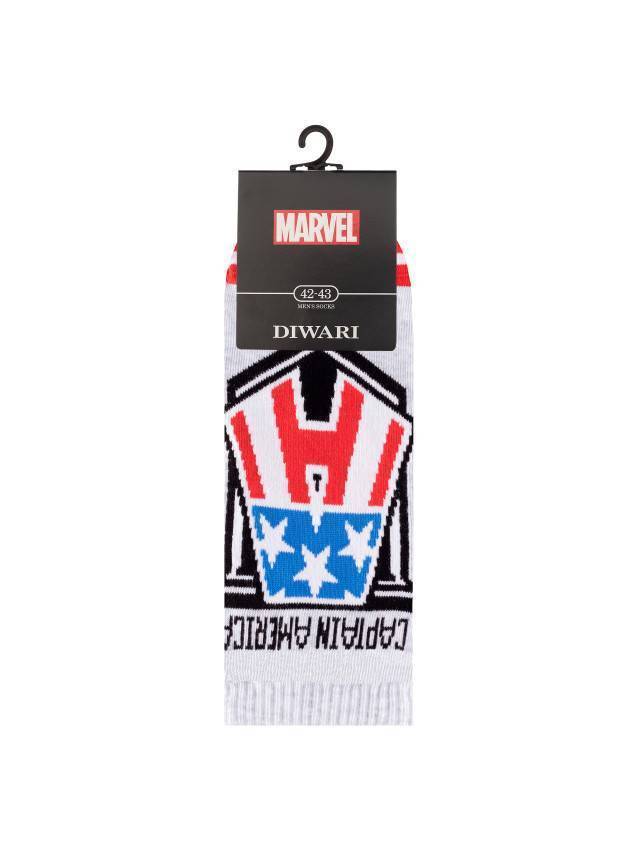 Укорочені чоловічі шкарпетки з бавовни із зображенням супергероїв «MARVEL». Шкарпетки з Людиною-Павуком, Халком, Залізною Людиною і - 3