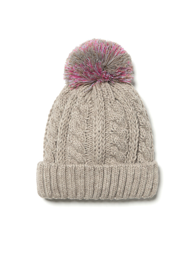 Шапка дитяча ESLI 18С-145СП, р.54, сіро-бежевий - 1