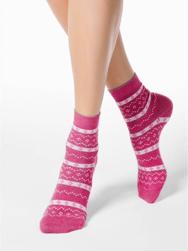 Шкарпетки жіночі бавовняні CLASSIC 15С-15СП, р. 23, 062 рожевий - 1